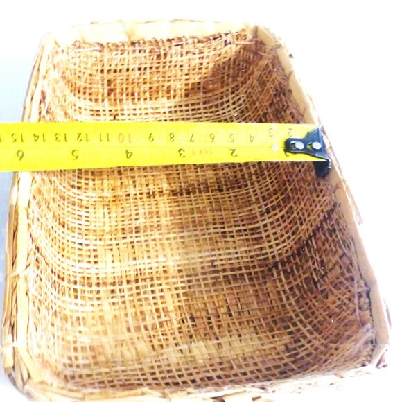 2 Wicker Holders For PYREX Vintage Casserole Dish BAKING DISH Warmer Holder - Picture 7 of 8